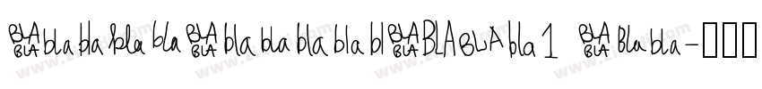 BauerBodoniBTW01 Bla字体转换